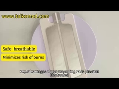 オーダーメイド 電気外科 接地プレート 双極銀色